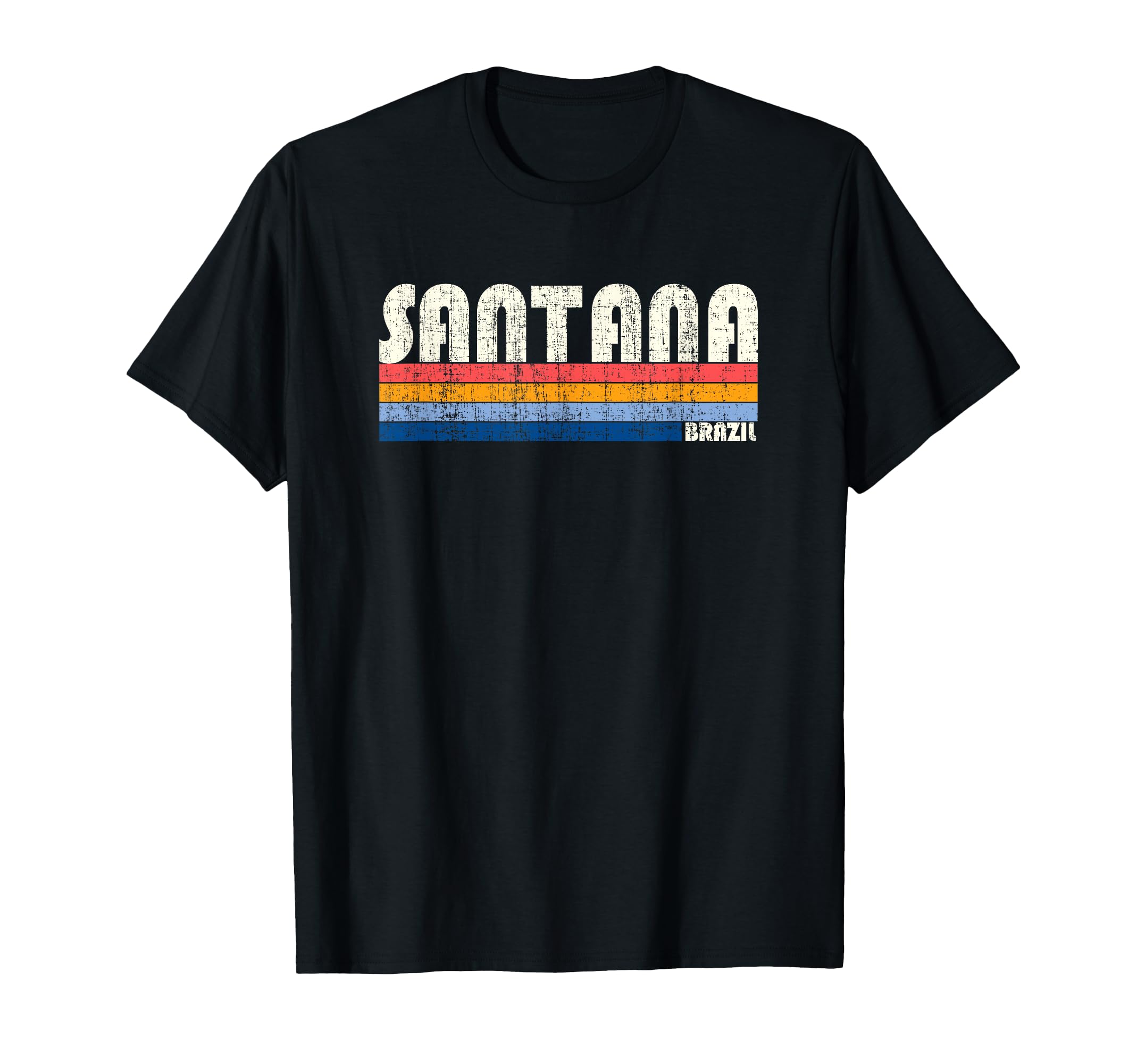 70S 80S Santana Brazil T-Shirt - Graphic Print for Adults
