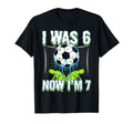 7Th Birthday I Was 6 Now Im 7 T-Shirt - Casual Everyday Wear Men Women