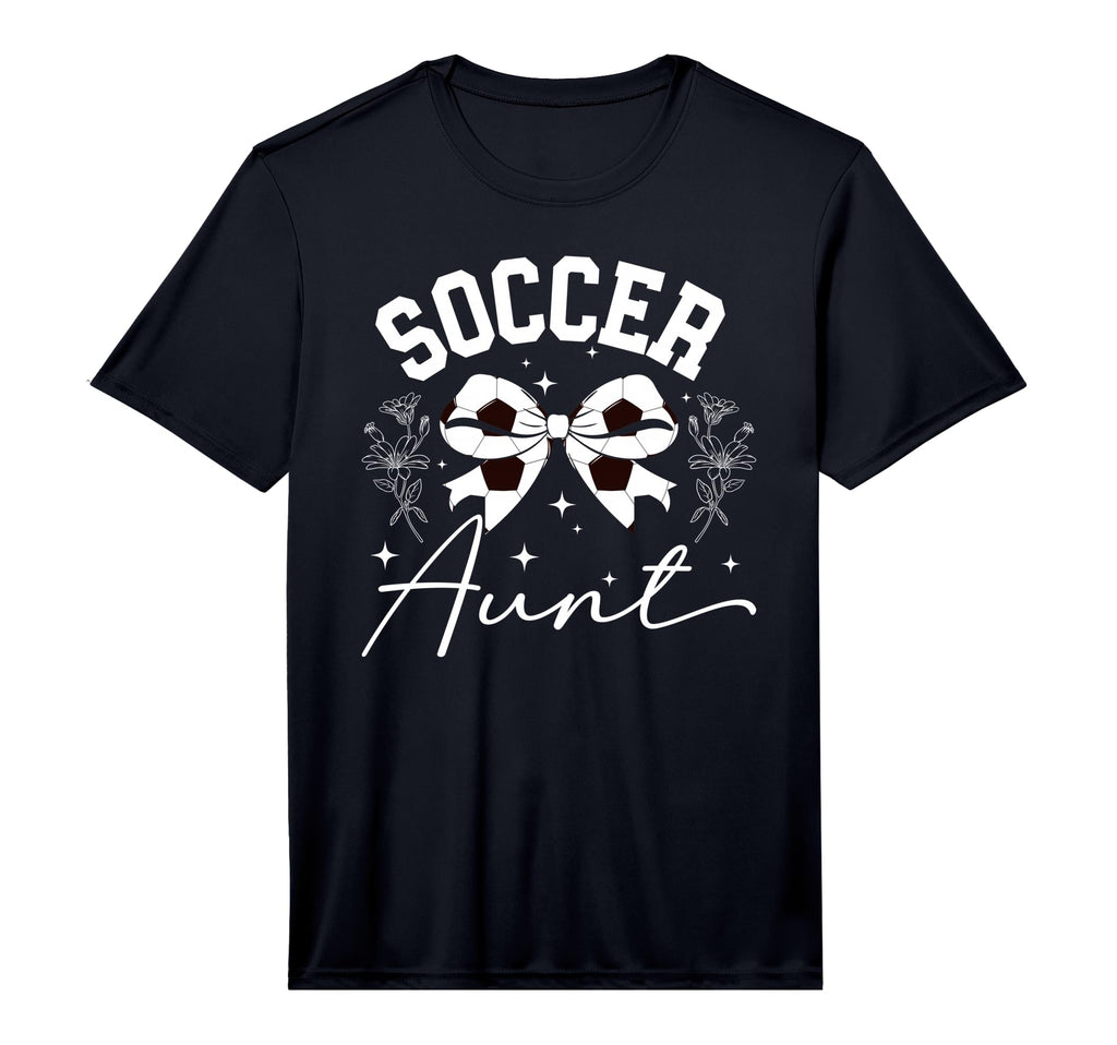 Mens Soccer Aunt Coquette Soccer T-Shirt - Fun Novelty Design Unisex