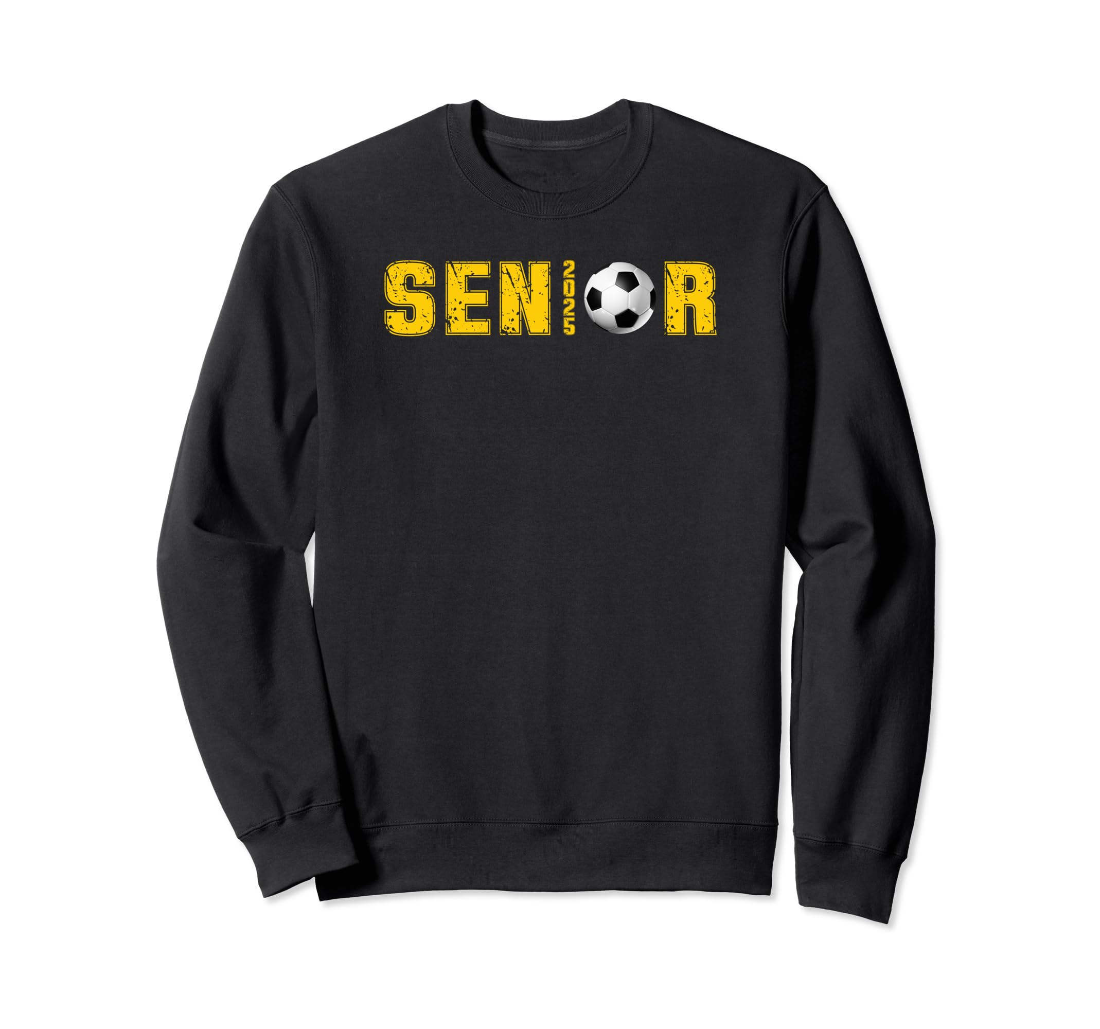 Senior 2025 High School College Soccer Sweatshirt - Graphic Print Unisex