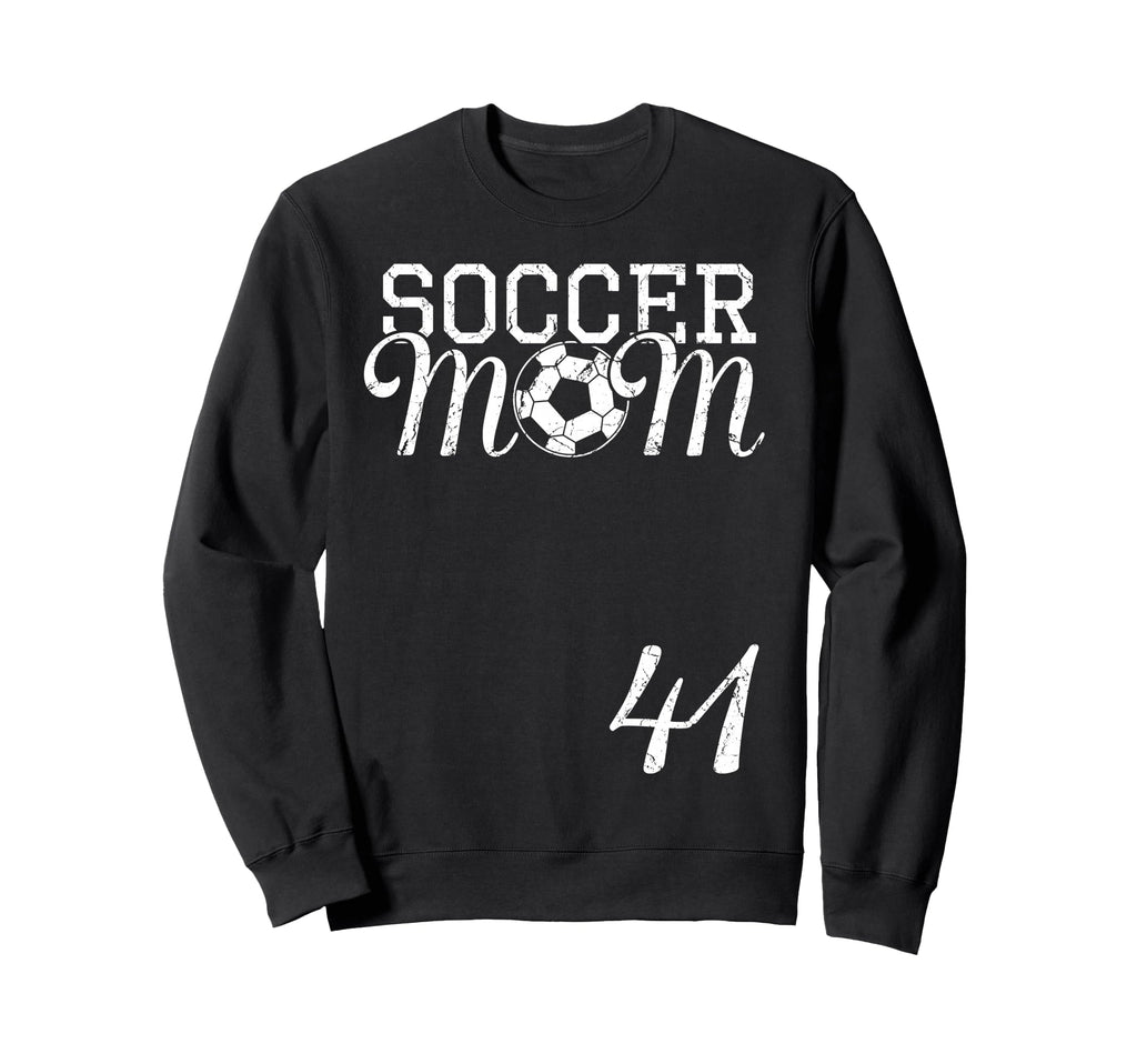Soccer Mom Jersey Number 41 Favorite Sweatshirt - Unique Graphic Men Women