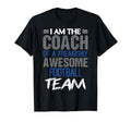 Funny Football Coach I Am Coach T-Shirt - Minimalist Print for Adults