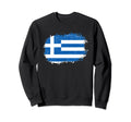 Greek Flag Football Hellenic Soccer Sweatshirt - Novelty Apparel Unisex