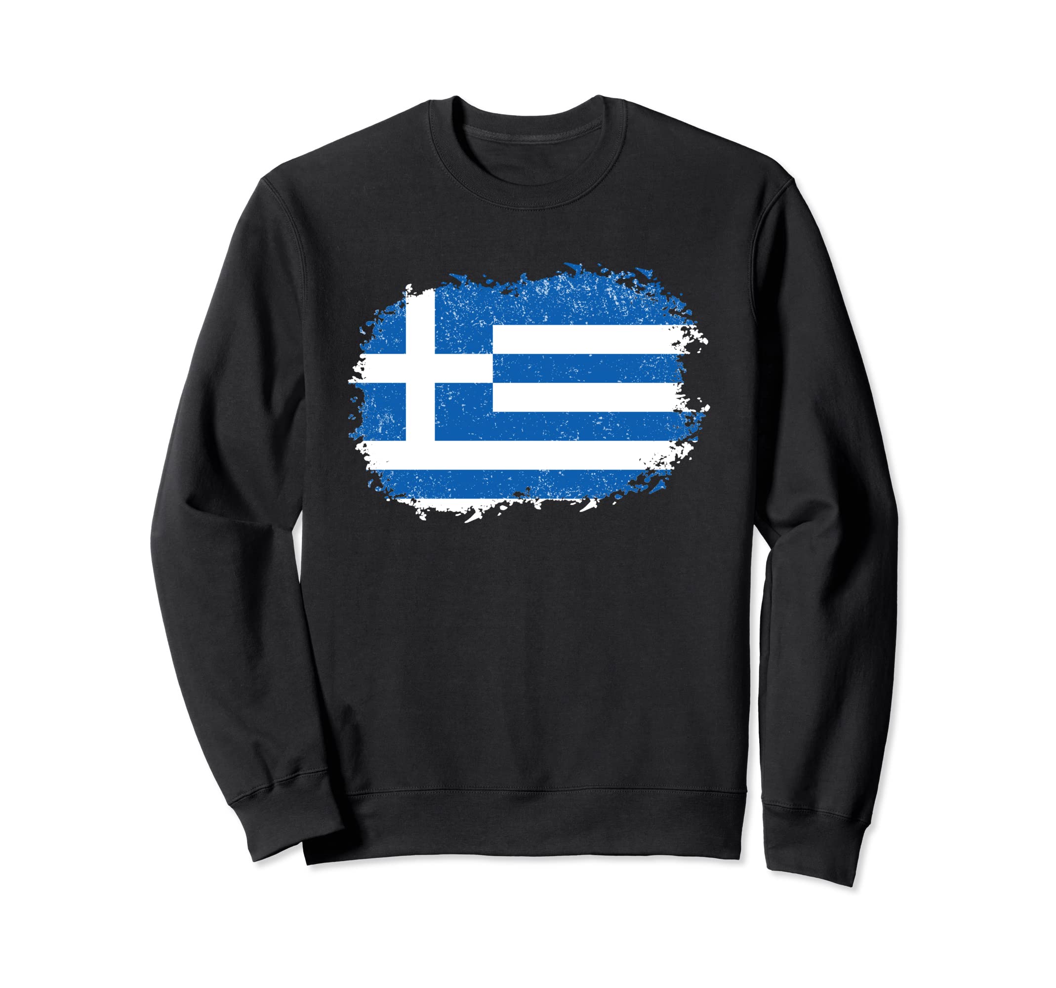 Greek Flag Football Hellenic Soccer Sweatshirt - Novelty Apparel Unisex