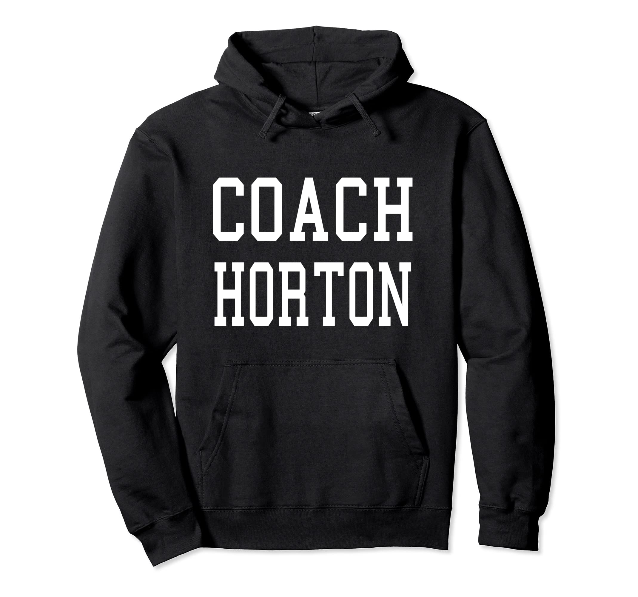Coach Horton Custom Football Soccer Hoodie - Aesthetic Graphic Unisex