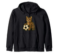 Cat Soccer Cats Sweatshirt - Custom Art Print for Adults