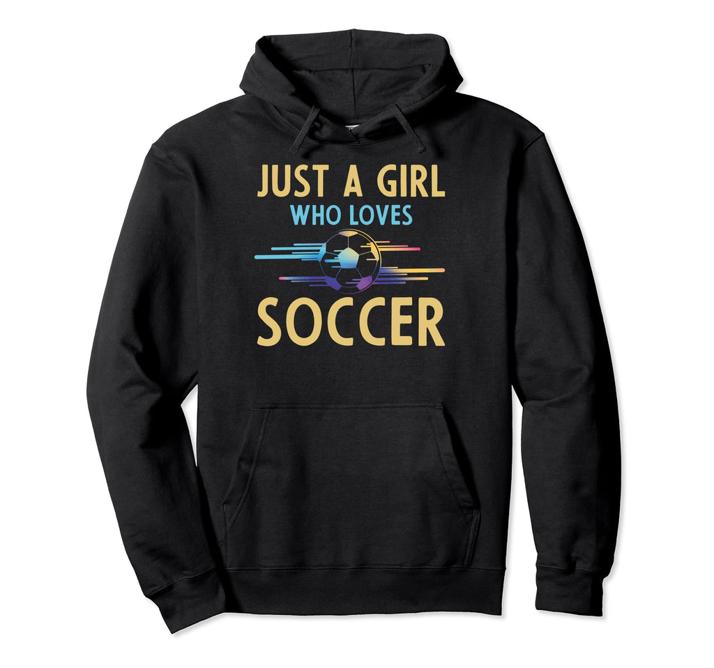Soccer Fans Just Who Loves Soccer Soccer Hoodie - Custom Art Print Unisex