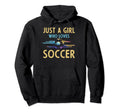 Soccer Fans Just Who Loves Soccer Soccer Hoodie - Custom Art Print Unisex