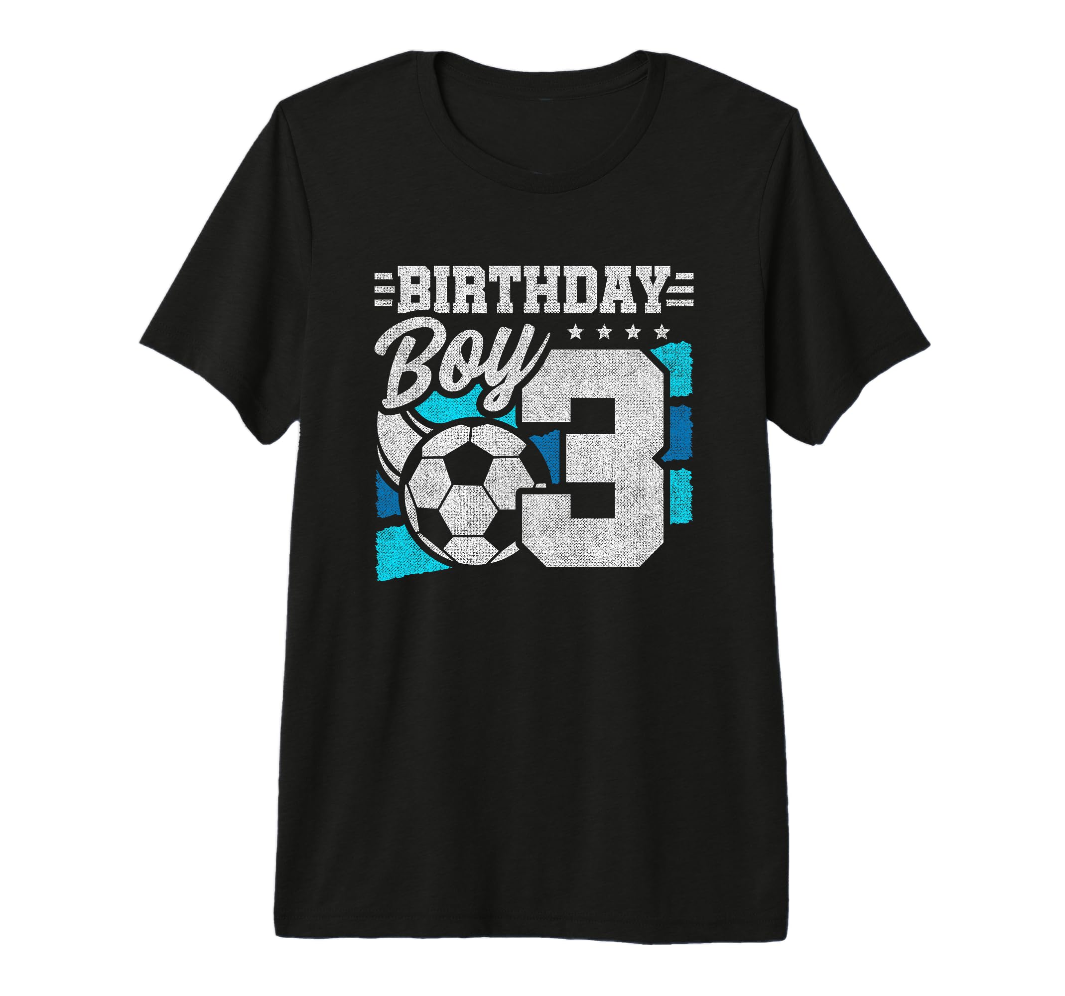 3Rd Birthday Soccer Party 3 Year Old T-Shirt - Aesthetic Graphic Unisex