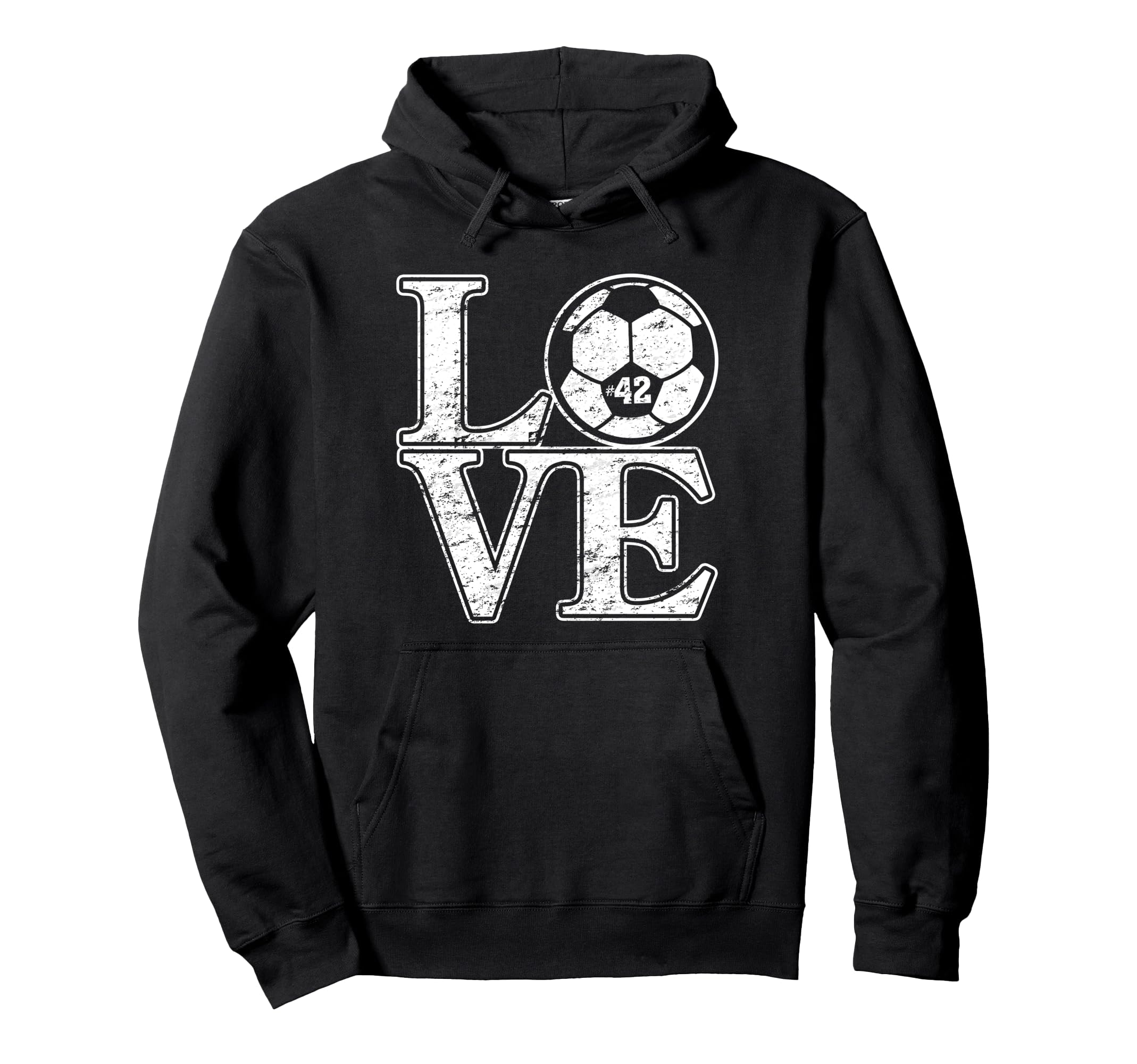 Soccer 42 Soccer Mom Dad Favorite Hoodie - Novelty Apparel for Adults