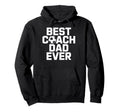 Soccer Teaching Star Best Coach Dad Ever Hoodie - Minimalist Print Unisex