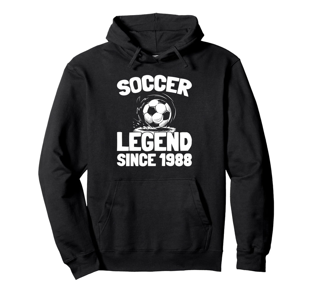 Birthday Soccer Sports Player Team Born Hoodie - Fun Novelty Design Unisex