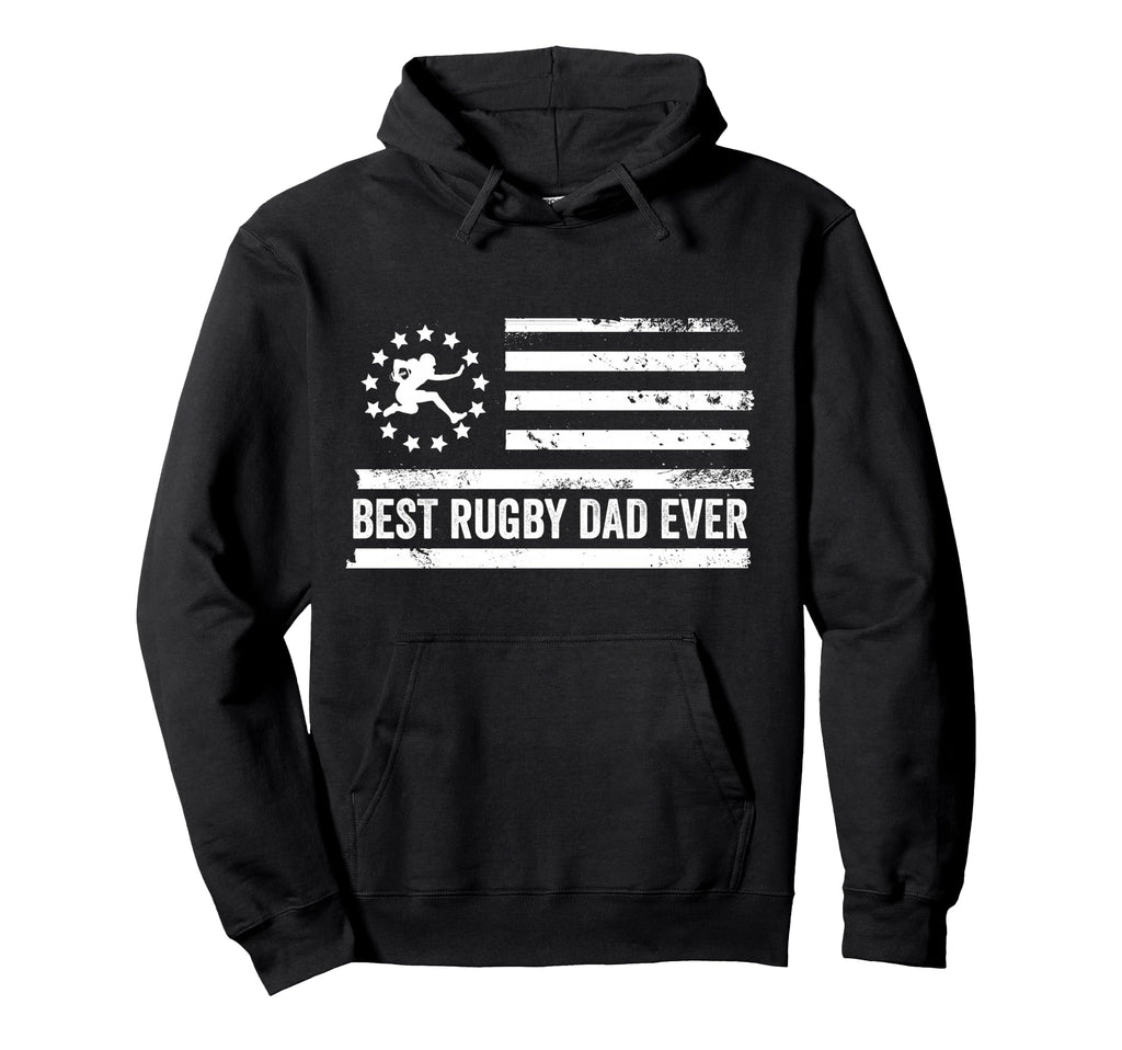 Rugby Player Coach Team Us American Hoodie - Casual Everyday Wear Unisex