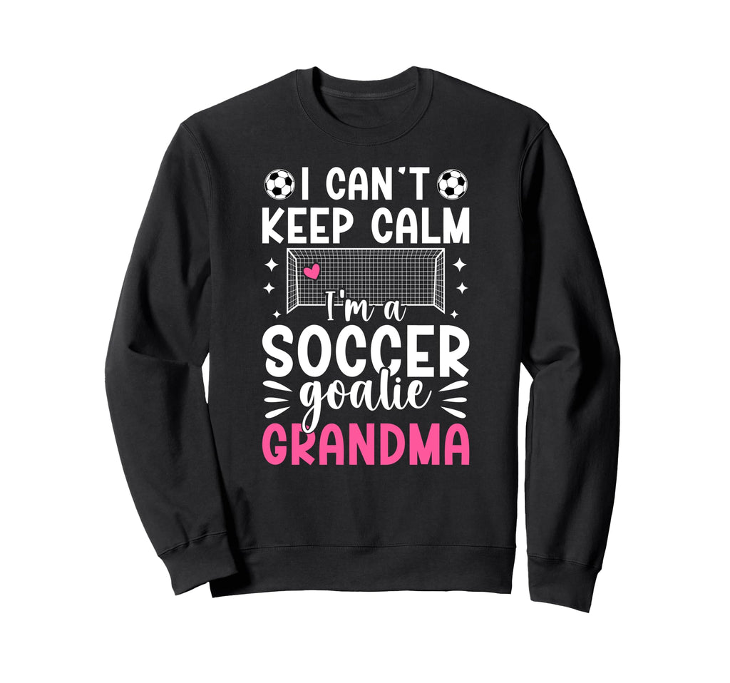 Im Soccer Goalie Grandma Soccer Sweatshirt - Minimalist Print for Adults