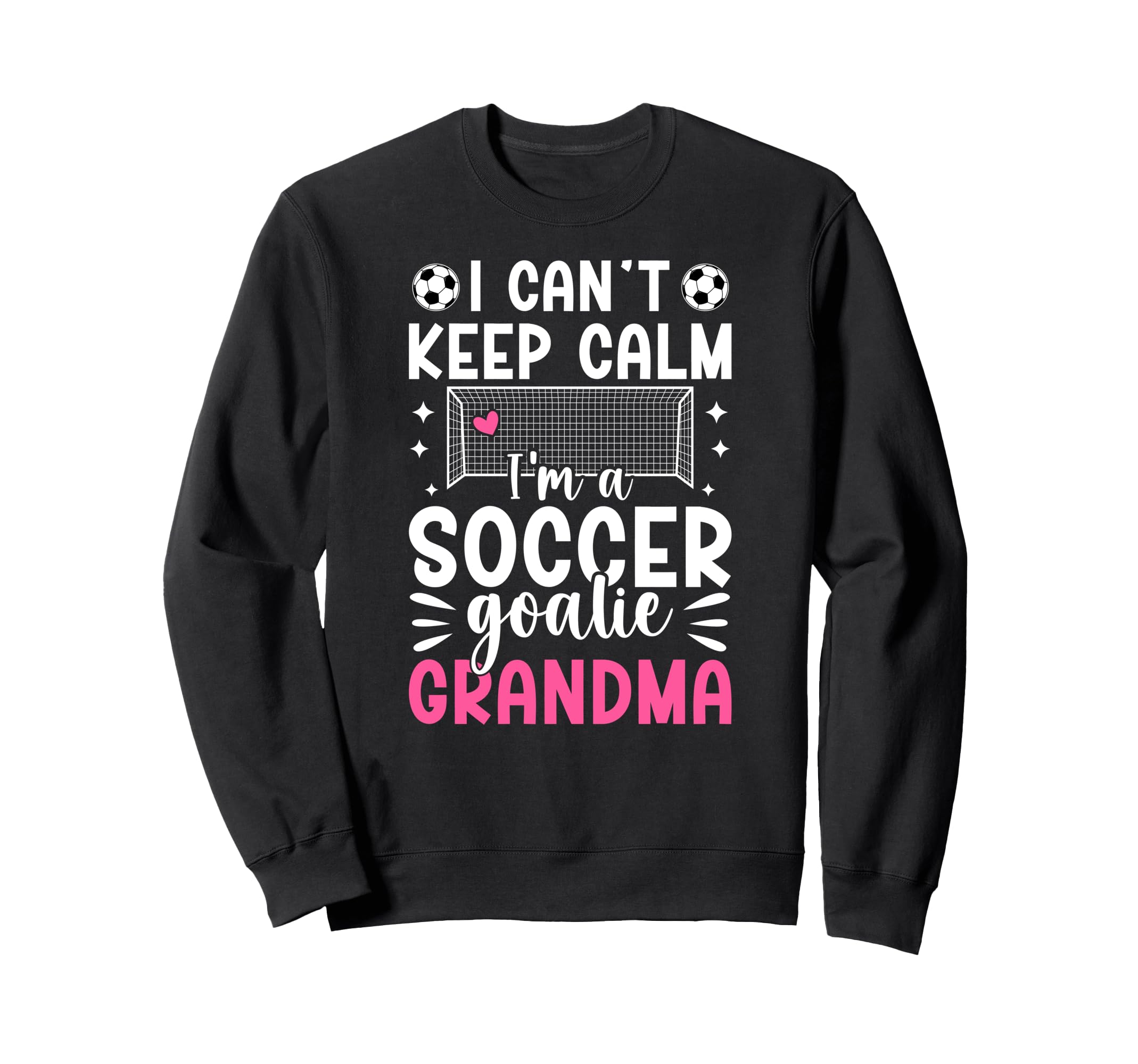 Im Soccer Goalie Grandma Soccer Sweatshirt - Minimalist Print for Adults