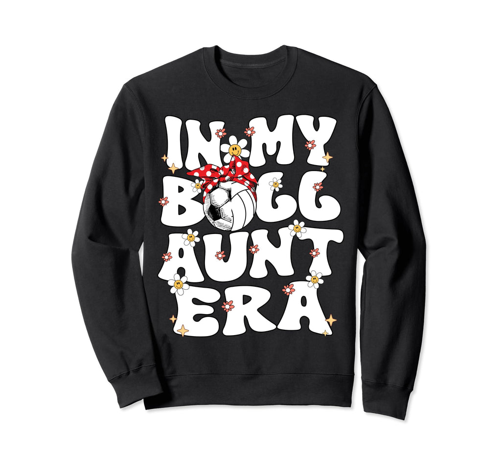 My Ball Aunt Era Groovy Soccer Sweatshirt - Streetwear Style for Adults