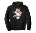 Funny Football Soccer Player Coach Teddy Hoodie - Graphic Print Men Women