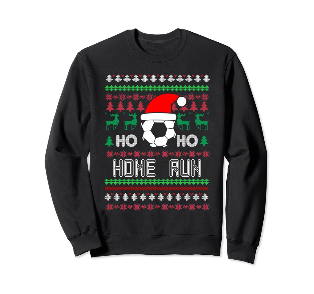 Soccer Goalkeeper Holiday Santa Claus Sweatshirt - Graphic Print for Adults