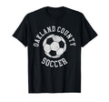 Oakland County Soccer Distressed 90S T-Shirt - Custom Art Print for Adults
