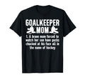 Hockey Goalkeeper Mom Hockey Keeper T-Shirt - Aesthetic Graphic for Adults