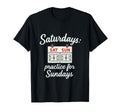 Saturdays Practice Sundays Soccer T-Shirt - Aesthetic Graphic for Adults