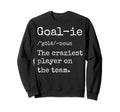 Soccer Goalies Goalkeeper Sweatshirt - Minimalist Print for Adults