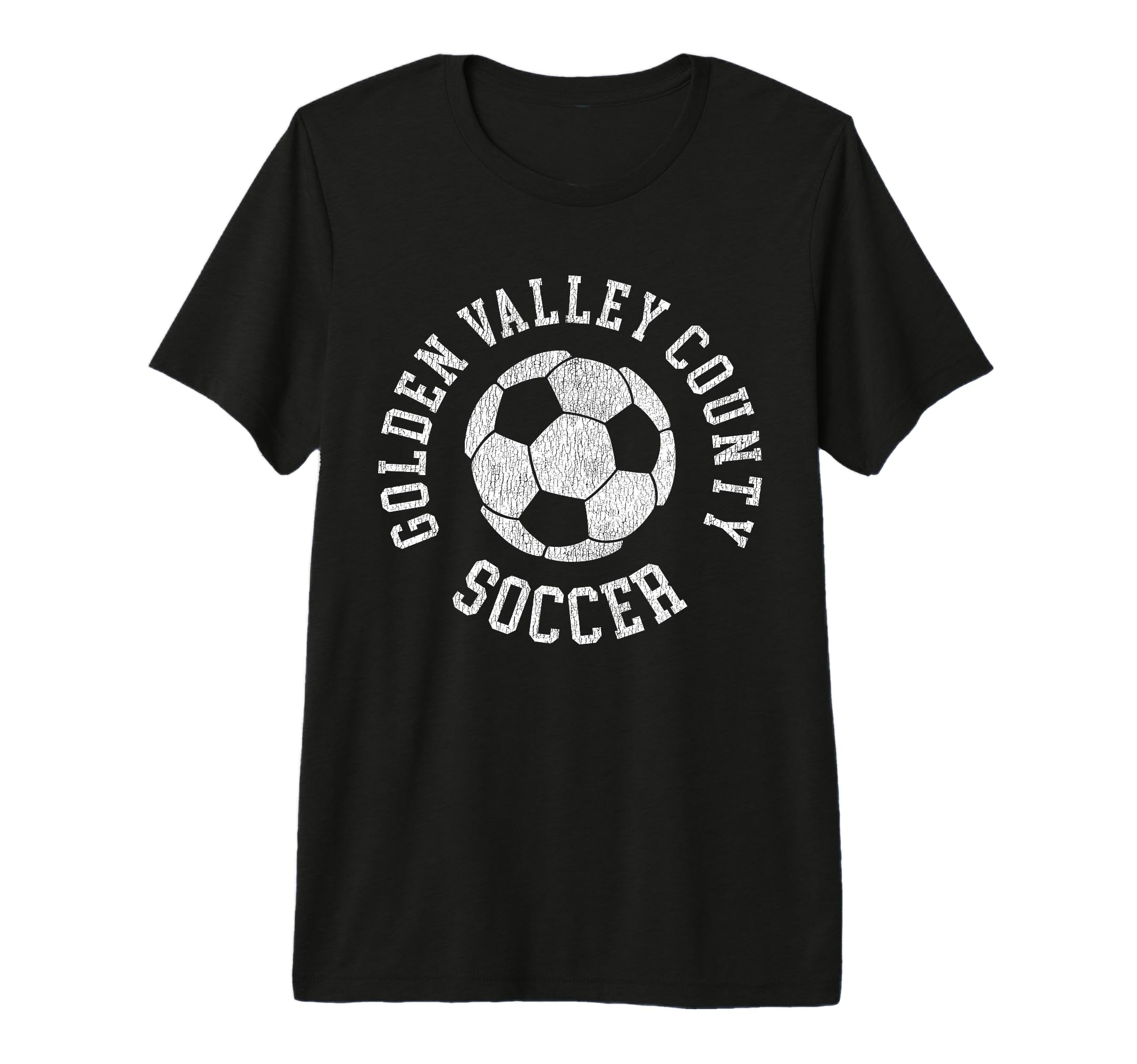 Golden Valley County Soccer T-Shirt - Fun Novelty Design for Adults