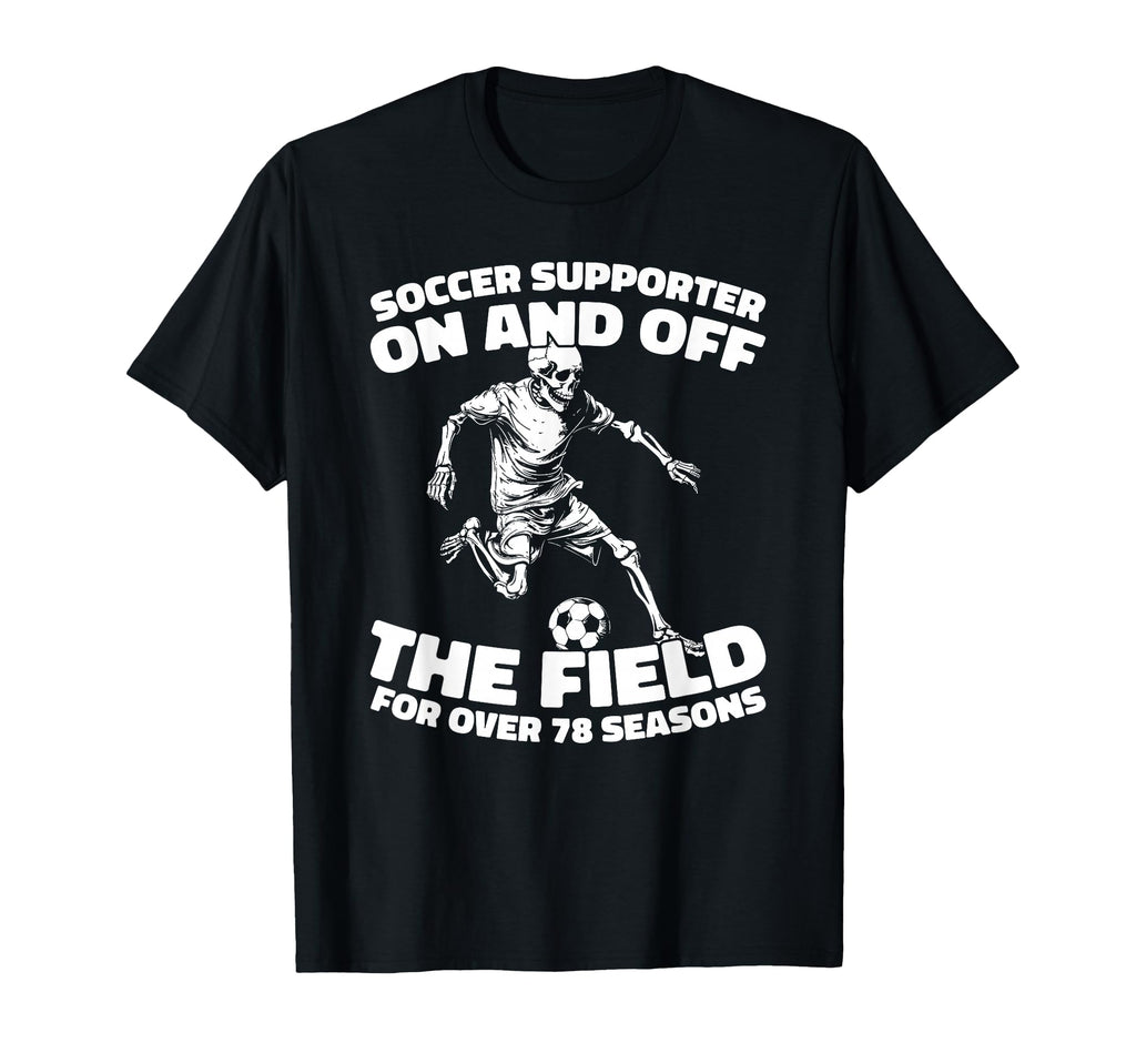 78Th Birthday Soccer Sports Team Player T-Shirt - Trendy Graphic Men Women