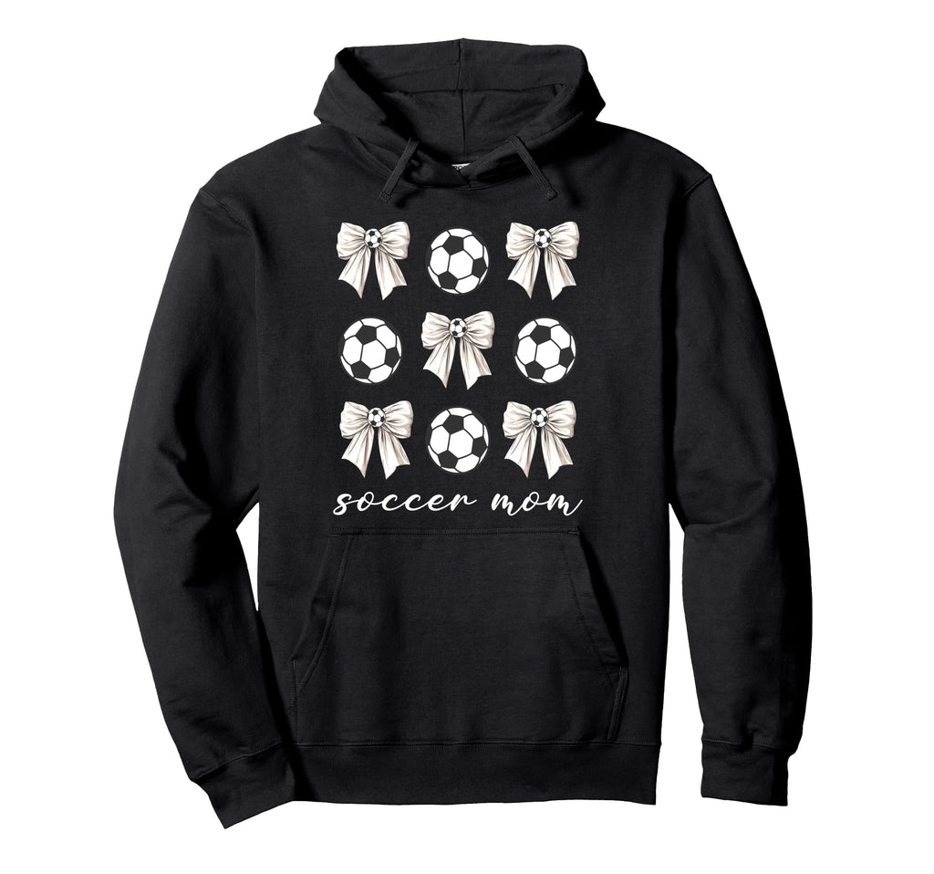 Soccer Mom Coquette Bow Soccer Lovers Hoodie - Streetwear Style Men Women