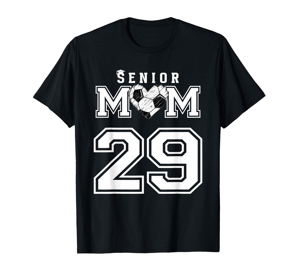 Proud Senior Soccer Mom Custom Jersey T-Shirt - Graphic Print Men Women