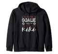 Funny Soccer Goalie Goalkeeper Mom Hoodie - Minimalist Print Men Women