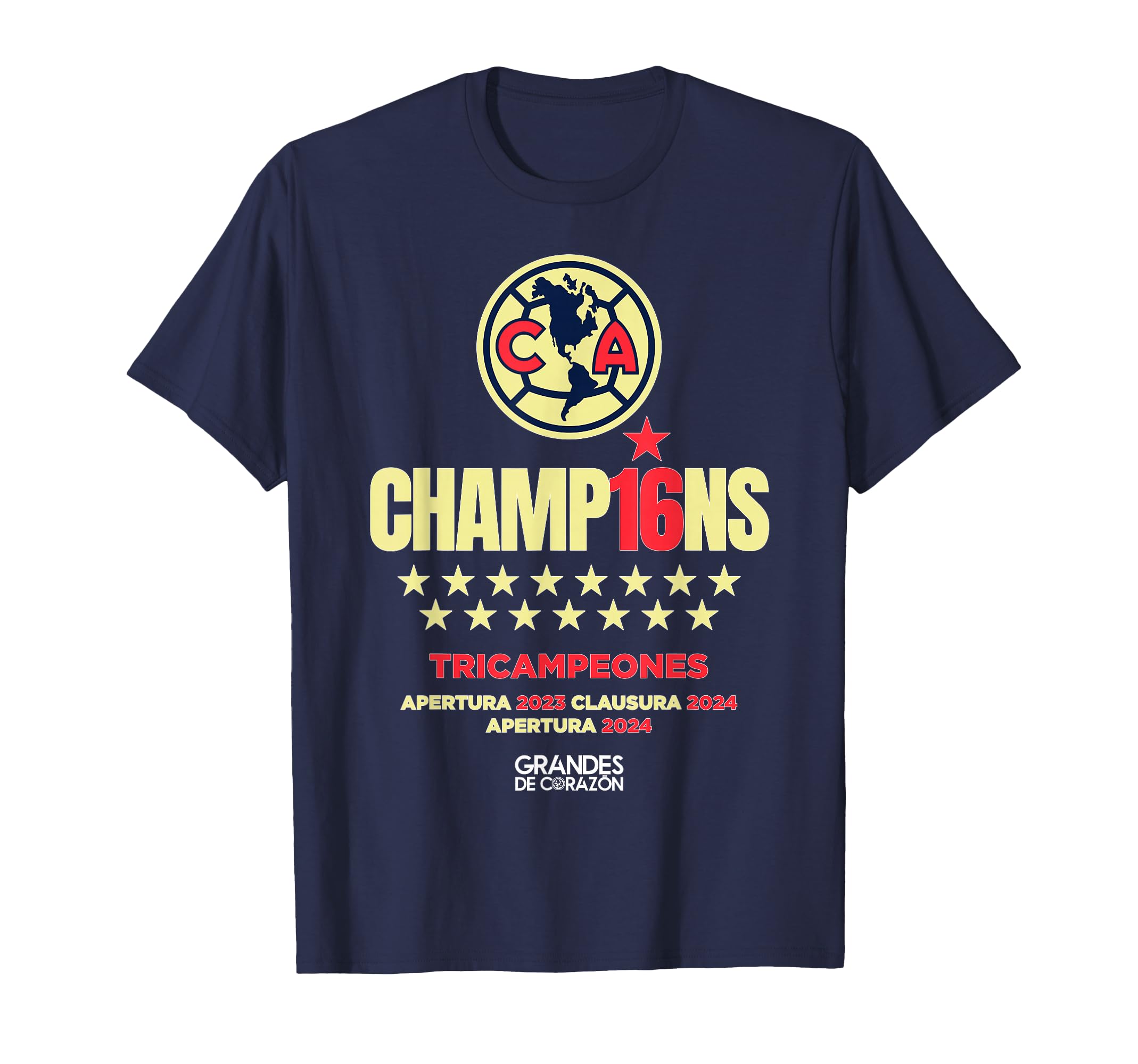 Club America Champions 2024 Opening T-Shirt - Streetwear Style Unisex