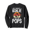 My Favorite Soccer Goalie Pops Soccer Sweatshirt - Custom Art Print Unisex
