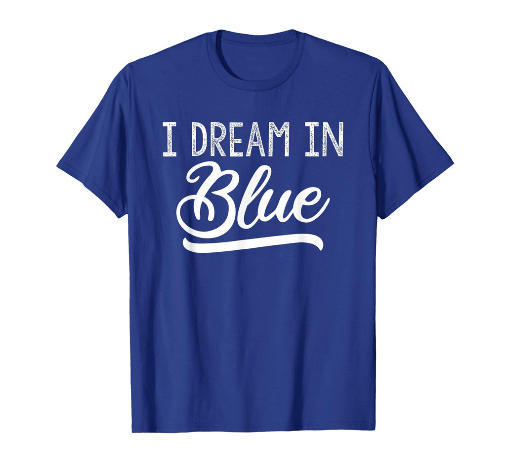 Winners Wear Blue Team Spirit Game T-Shirt - Custom Art Print Men Women