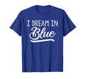 Winners Wear Blue Team Spirit Game T-Shirt - Custom Art Print Men Women