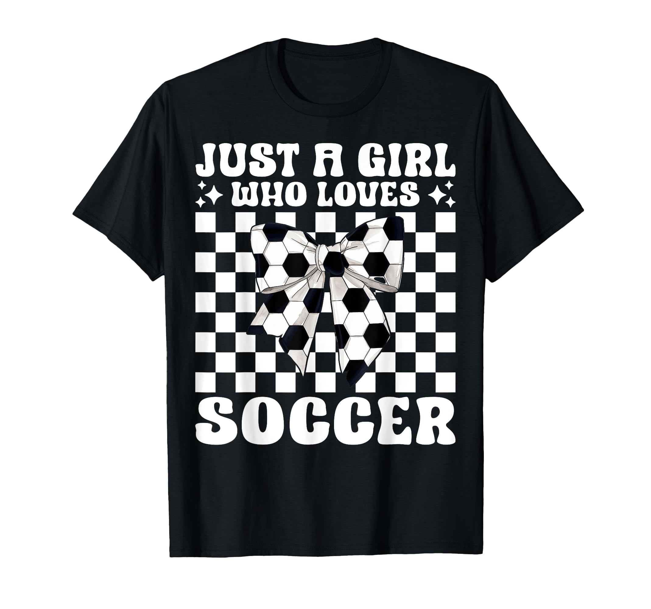 Just Who Loves Soccer Coquette T-Shirt - Casual Everyday Wear for Adults