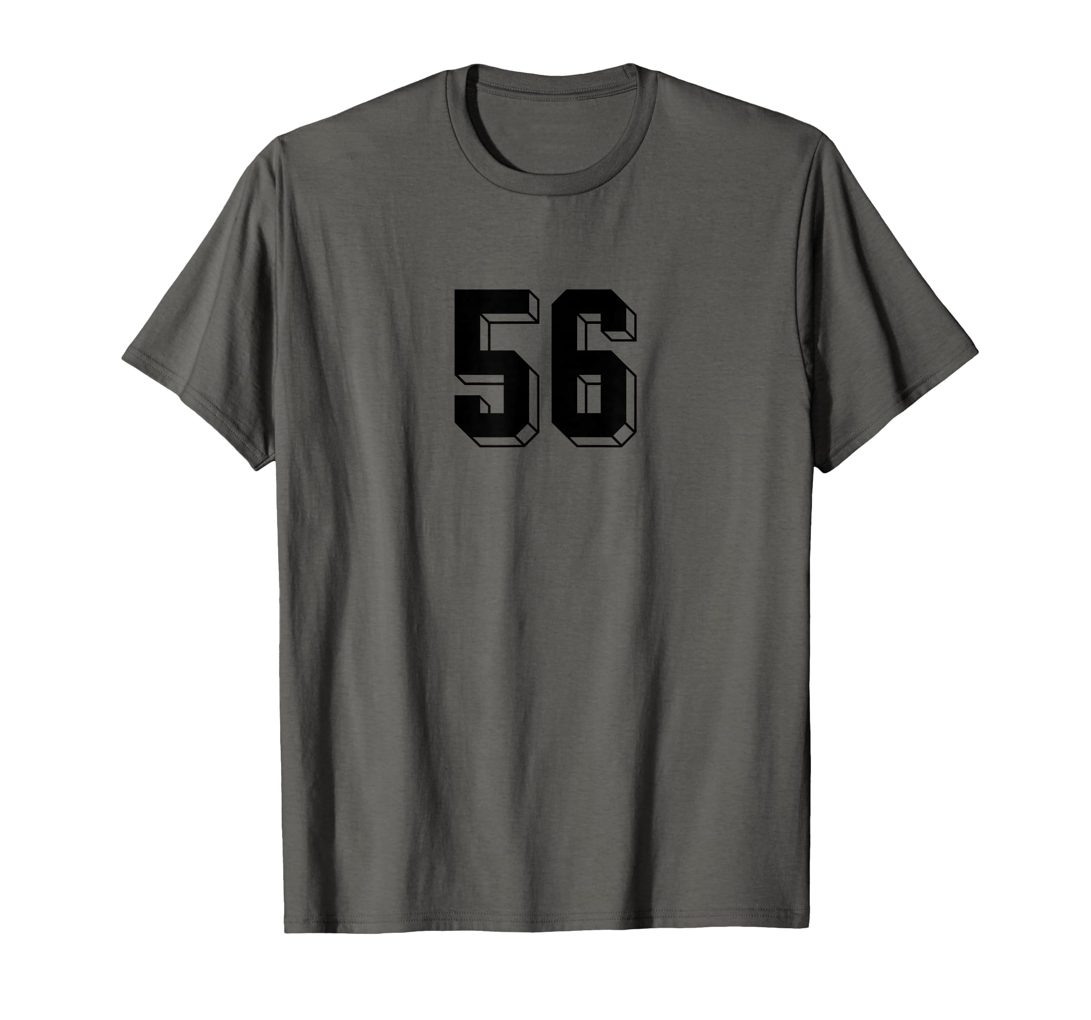 Number 56 80S 90S Soccer Team Jersey T-Shirt - Graphic Print Men Women