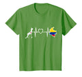 Colombia Japan Heartbeat Colombian T-Shirt - Graphic Print for Adults