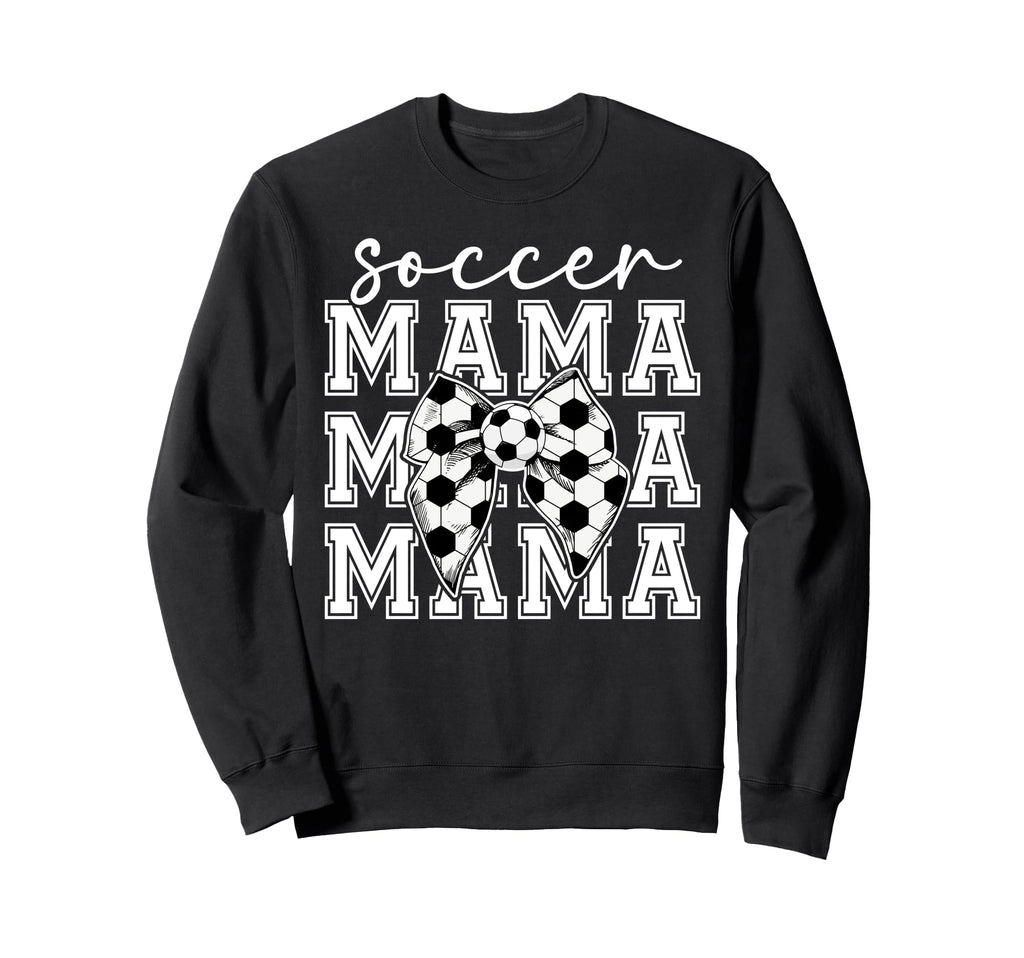 Soccer Mama Coquette Soccer Mom Sweatshirt - Trendy Graphic Men Women