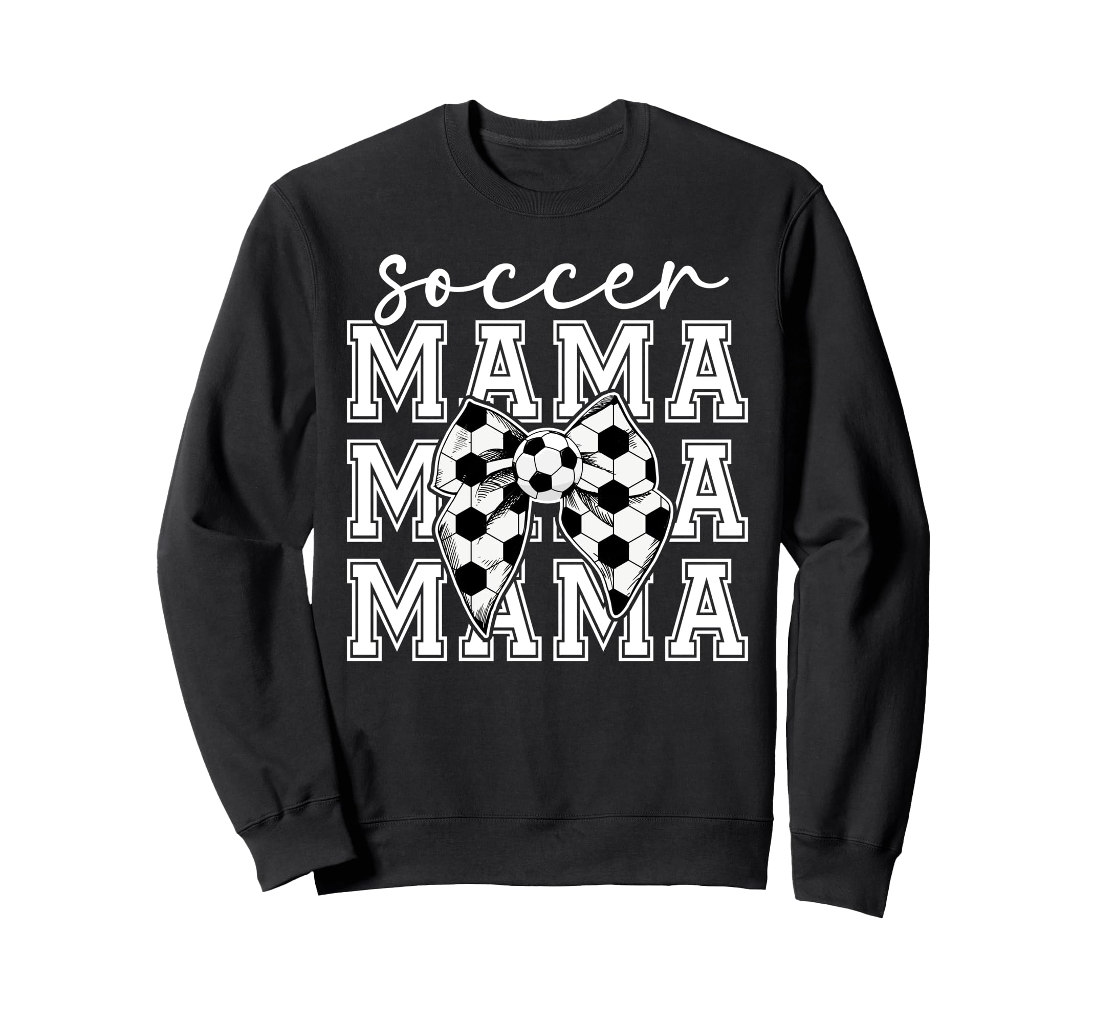 Soccer Mama Coquette Soccer Mom Sweatshirt - Trendy Graphic Men Women