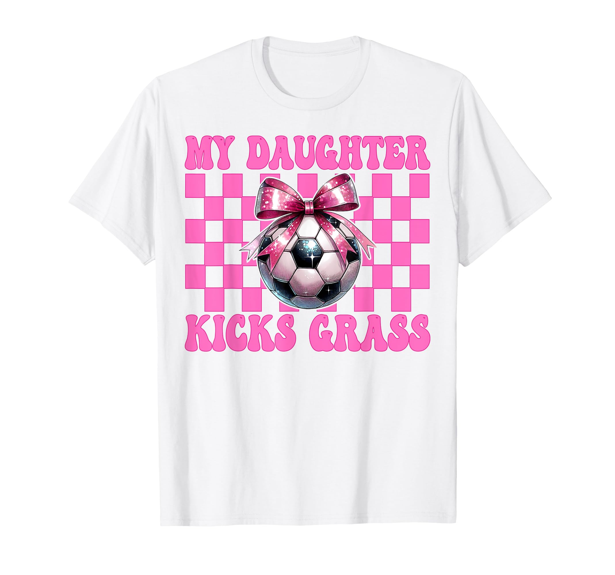 Soccer Mom Mothers Day Coquette Bow My T-Shirt - Custom Art Print Unisex