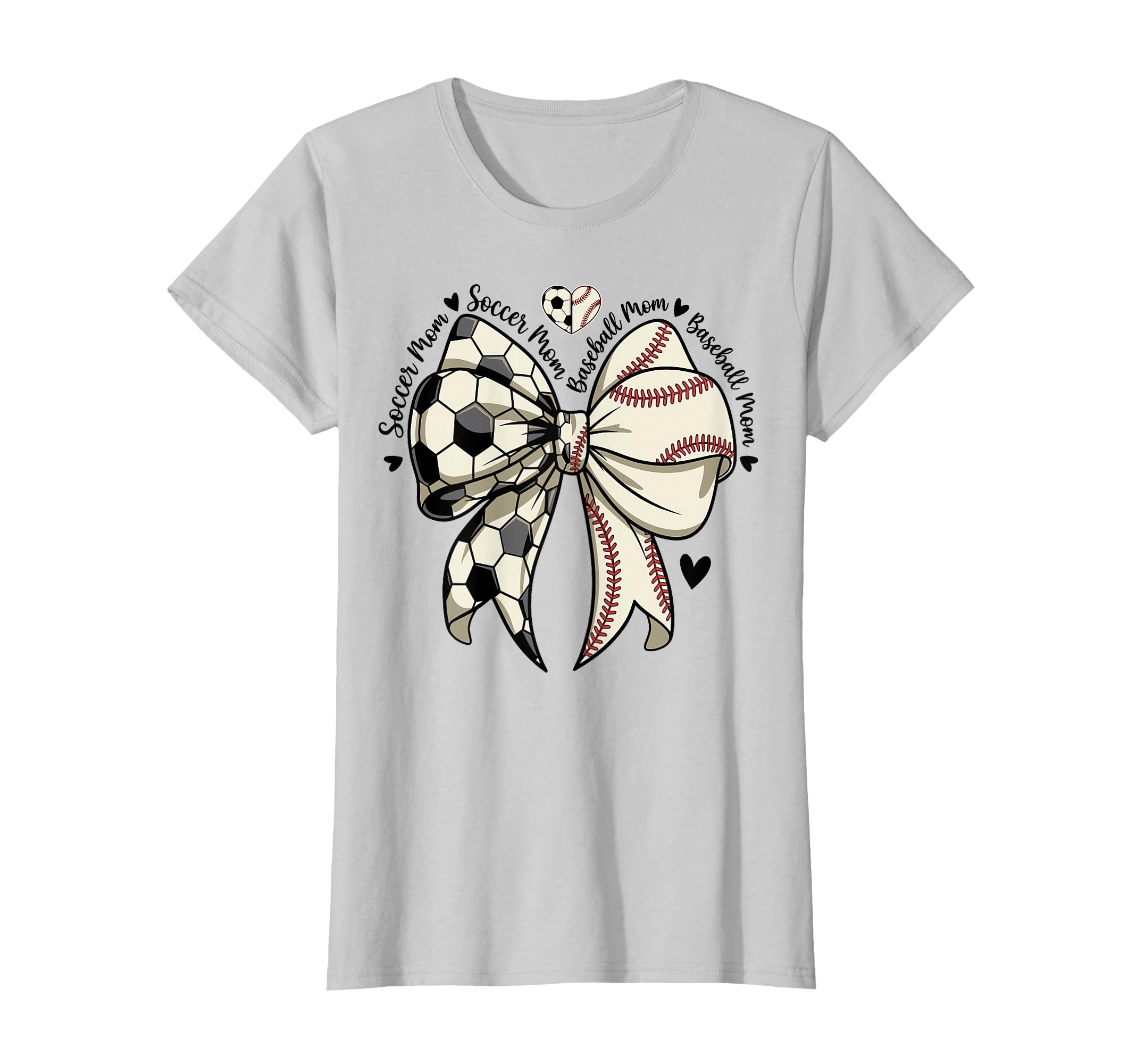 Mothers Day Soccer Baseball Mom Mama T-Shirt - Custom Art Print Men Women