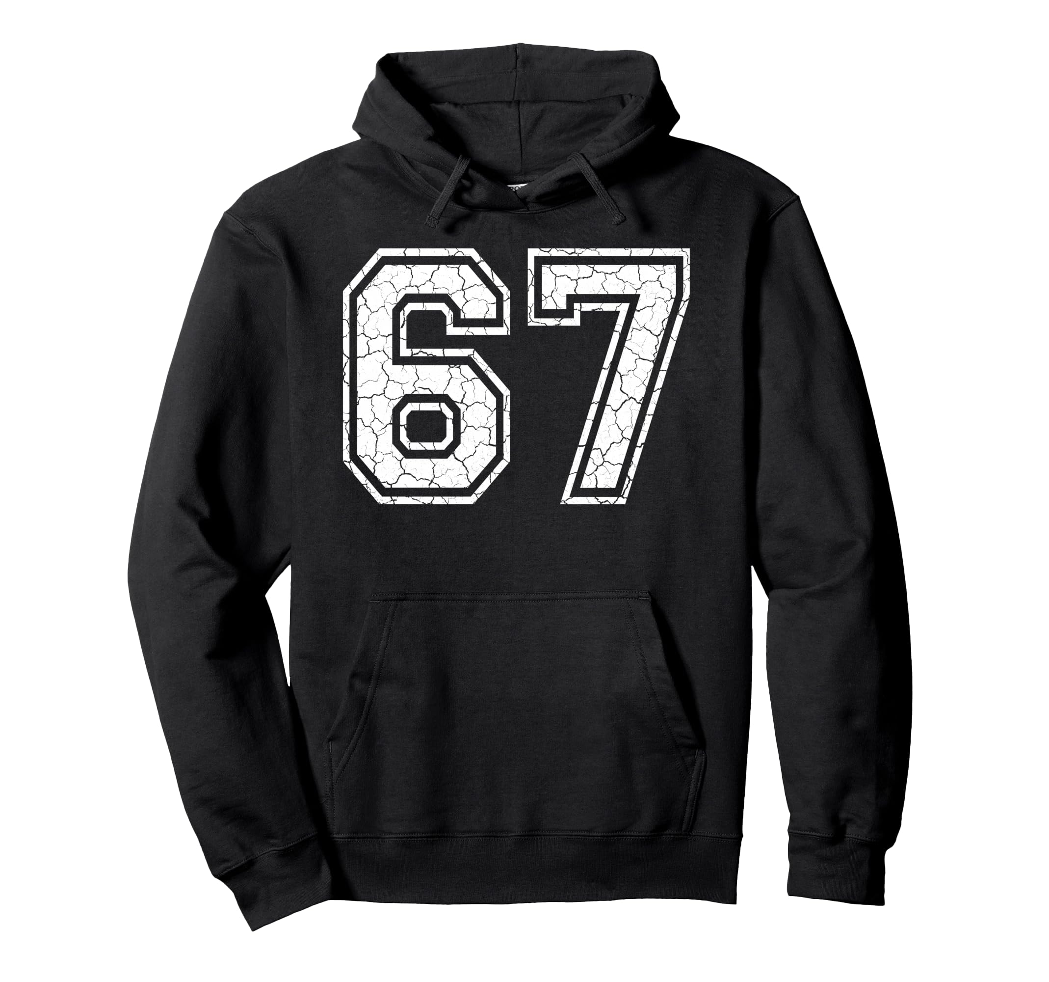 67 Number Sixty Seven Team Sports Hoodie - Aesthetic Graphic for Adults