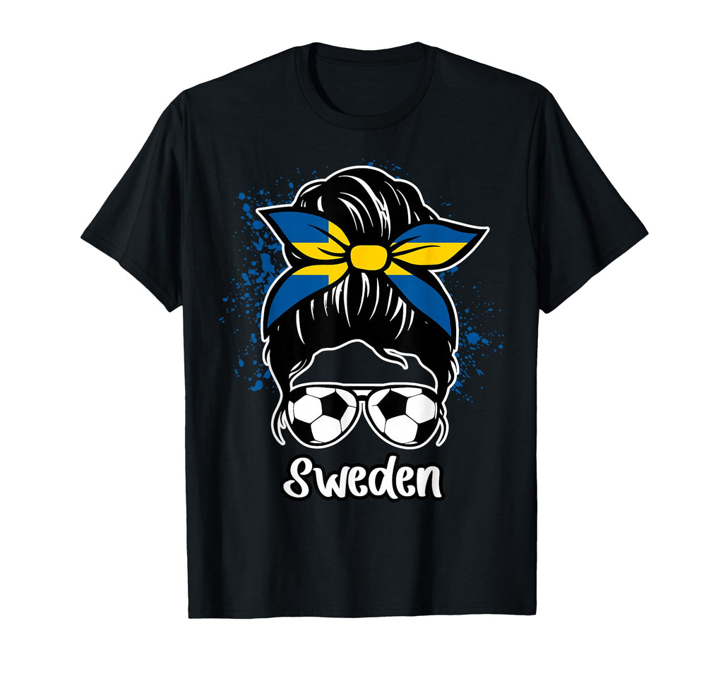 Sweden Football Game Player Soccer Fan T-Shirt - Graphic Print for Adults
