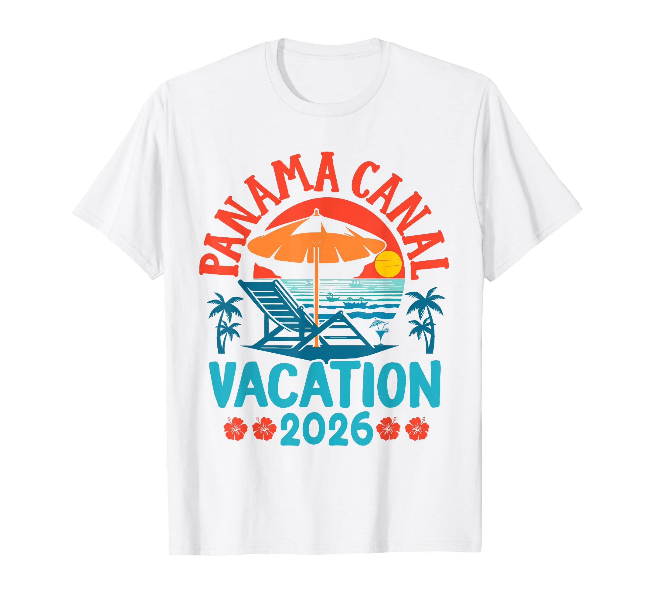 Panama Canal 2026 Family Vacation Beach T-Shirt - Unique Graphic Unisex