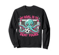 Octopus Soccer Goalie Soccer Player Sweatshirt - Unique Graphic for Adults