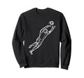Soccer Goalkeeper Drawing Ball Sport Sweatshirt - Streetwear Style Unisex