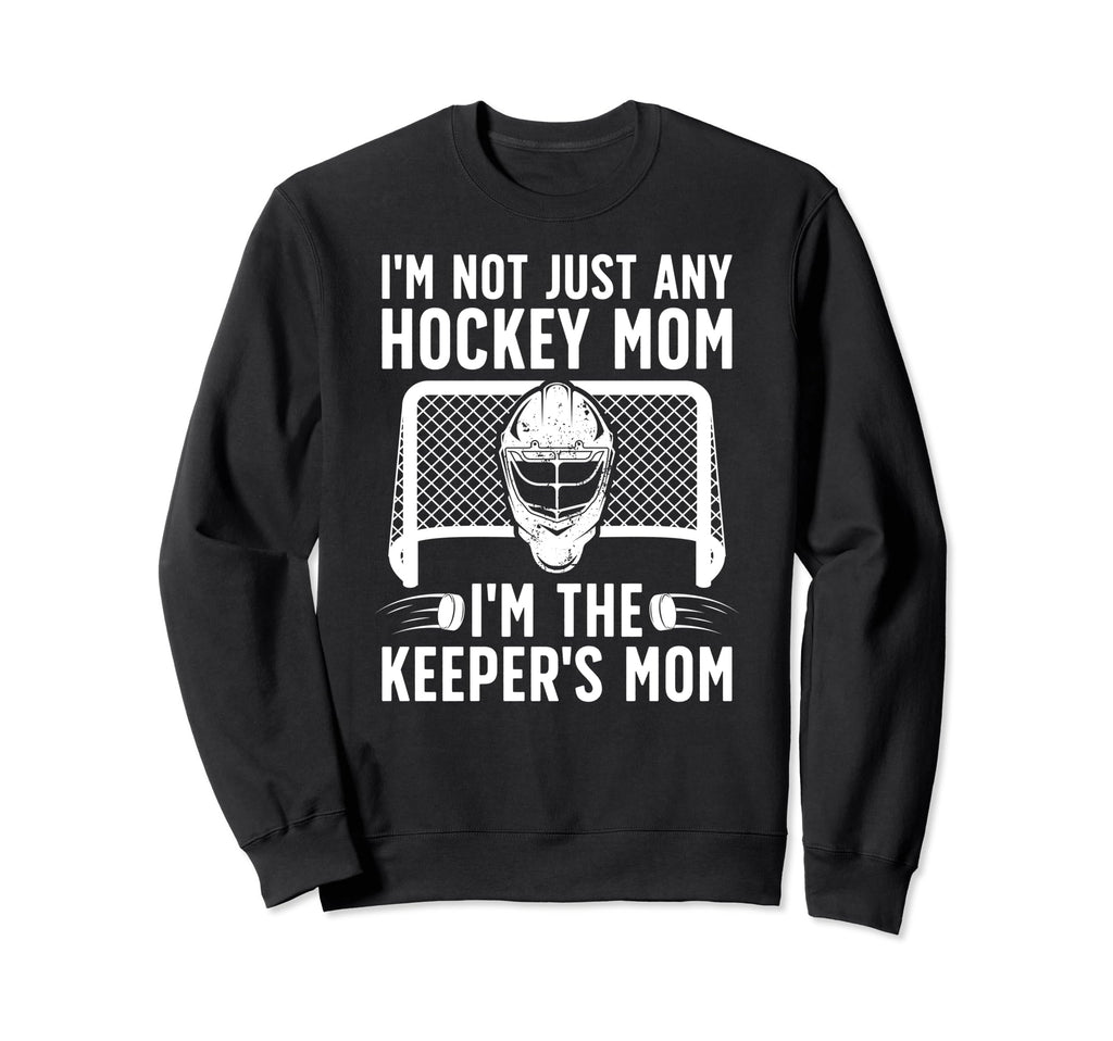 Im Hockey Keeper Mom Ice Hockey Sweatshirt - Minimalist Print Unisex