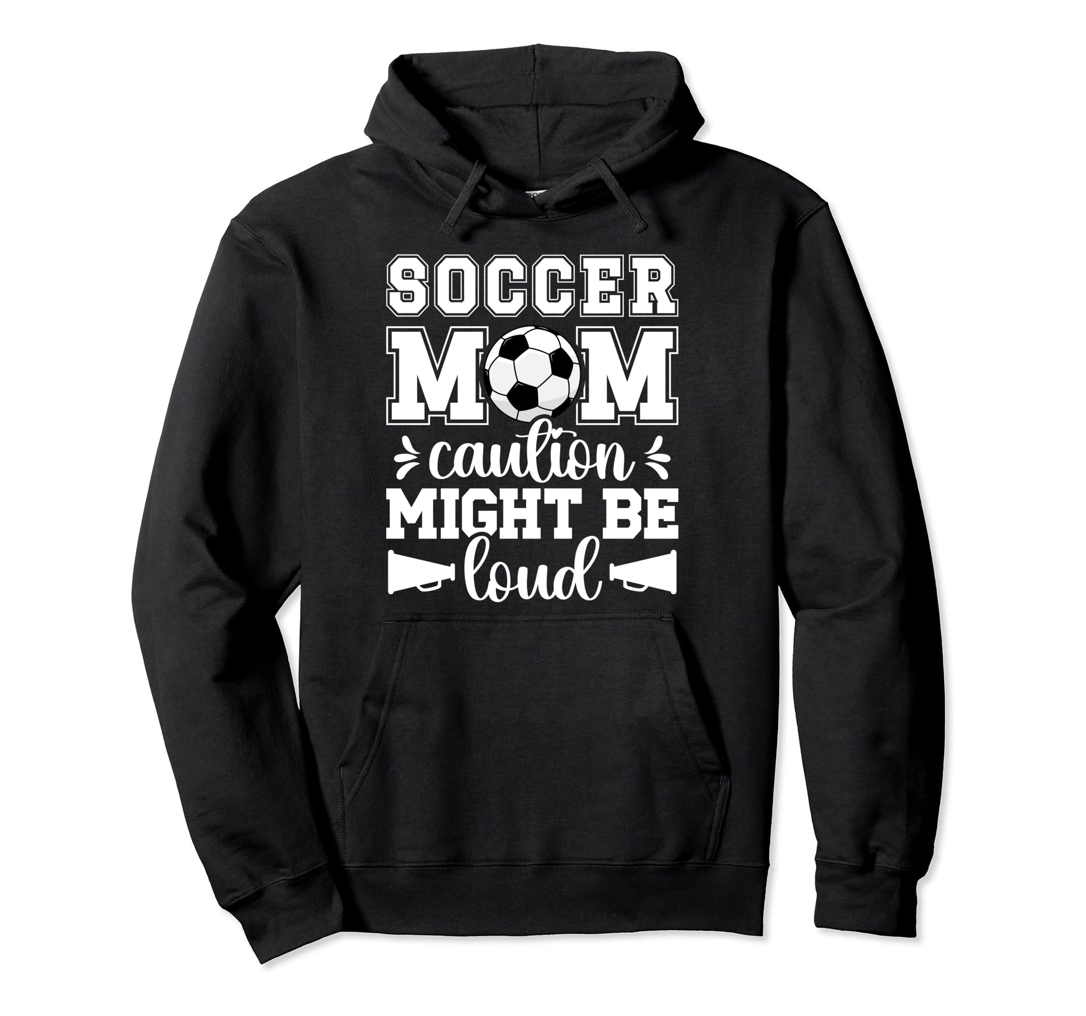 Soccer Mom Funny Mom Soccer Player Mama Hoodie - Trendy Graphic Men Women
