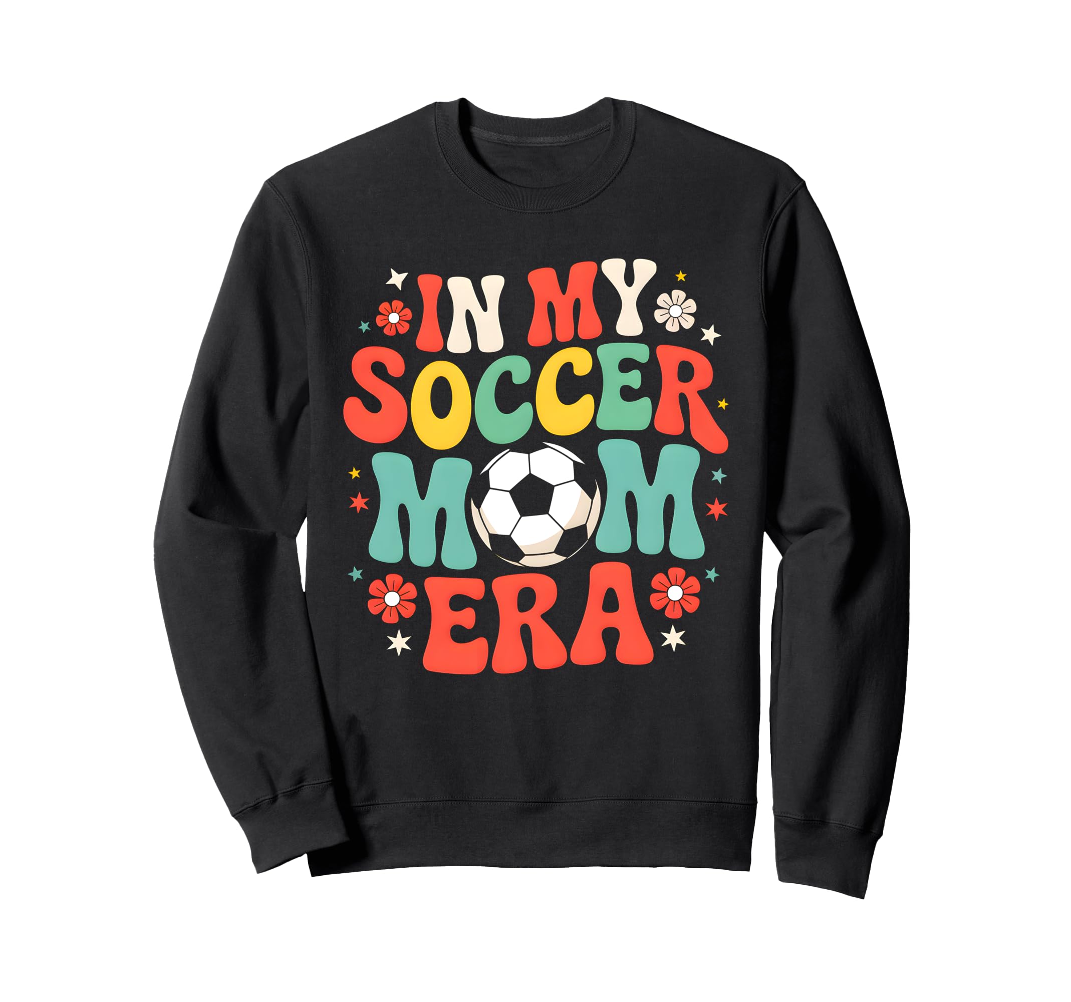 My Soccer Mom Era Fun Vibrant Sweatshirt - Minimalist Print Men Women